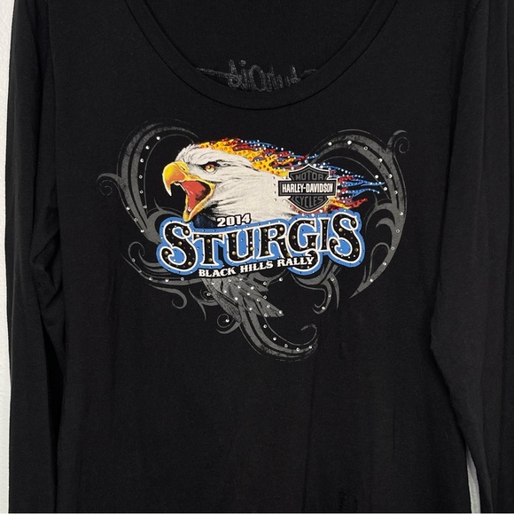 Harley Davidson Sturgis 2014 Black Hills Rally Long Sleeve - Picture 5 of 6